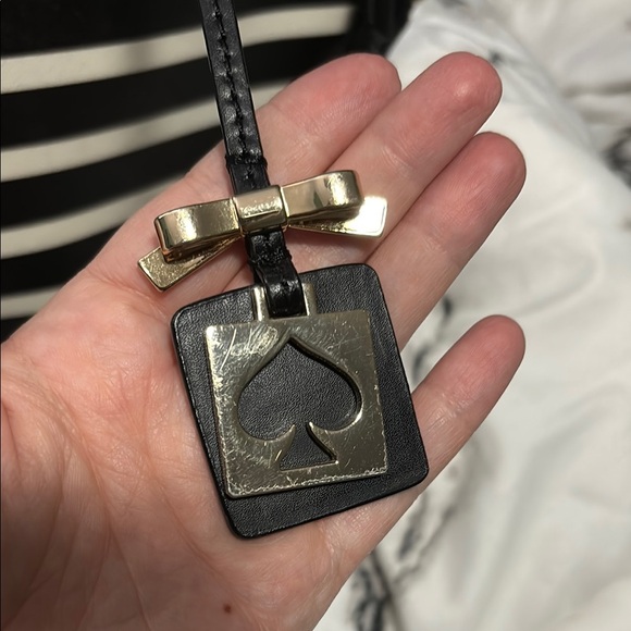 Kate Spade Black and White Striped Women's Bag - Picture 2 of 8